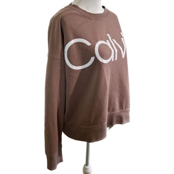 Calvin Klein Performance Crew Neck Pullover Sweatshirt - Picture 2 of 11